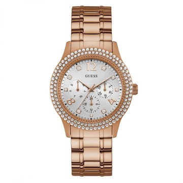 Guess w1097l3 womens bedazzle wristwatch